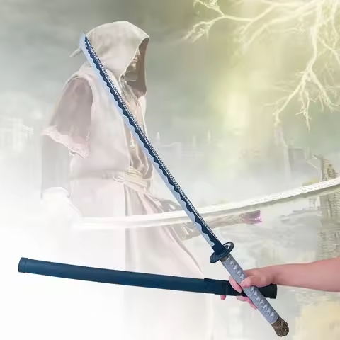 39in/100cm Moonveil Katana Elden Ninja Knife Rivers of Blood Cosplay Prop Sword Real Size Samurai S