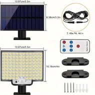 1 106LED Solar Yard Light Solar Wall Light Lawn Split Light Touch Light