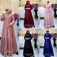 Gamis Lebaran 2024 SHEEMA SET DRESS AMORE BY RUBY GAMIS SETELAN BAHAN