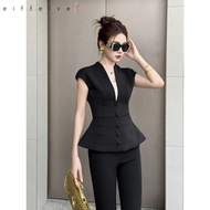 IBUY 2025 Summer Royal Sister Style Sleeveless Vest - Slimming & Fashionable