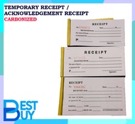 Temporary / acknowledgement Receipt Resibo carbonize 2 ply