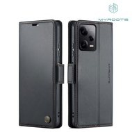 Myroots Prestige Book Case For Redmi Note 13 12 11 10 PRO PLUS - Redmi 13C 12C 4G 5G Series Exclusiv