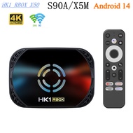 Kotak Atas Set HK1RBOX X50 S905A/X5M 14 4GB/128GB Gigabit 4K HD TVBOX