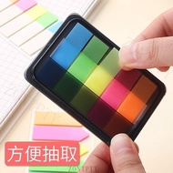 [Waterproof Writable] Transparent Index Notes Sticky Notes Label Stickers Plastic Marking Notes Clas