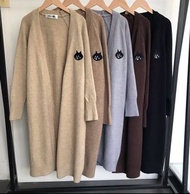 日本 Ne-net NYA 純色冷毛 長身 長袖 外套