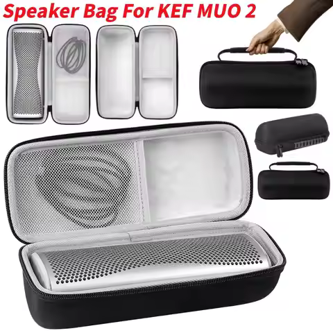 Speaker Bag for KEF MUO 2 Portable Carrying Bag Bluetooth Speaker Hard Shell Storage Bag Waterproof 