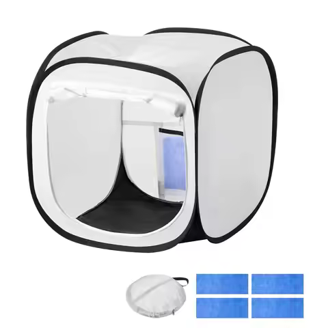 Portable Paint Booth Tent, 15.94 X 15.94 X 16.9 Inch Pop-Up Portable Spray Paint Tent with Mesh Door