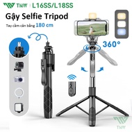 TNW L16SS/L18SS 3-legged Selfie stick, phone tripod with Led light, phone tripod