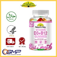 Nature’s Way Vitamin D3 + B12 Gummies Vitamin D3 Vitamin B12 | Supports Overall Health & Bone Streng