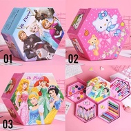 Children's CrayonRK Set of 208 pcs Children's Drawing and Painting Tools Watercolor Crayon Pencil Ar