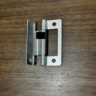 JONY1EC 5pcs/set Flat Open, No Slotted Interior Door Hinge, Creative Connector Soft Close Folded Wooden  Hinges Furniture Hardware