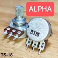 Original ALPHA B1M Potentiometer NOS Mono Potentiometer B 1 M 1 Mega shaft short 6mm