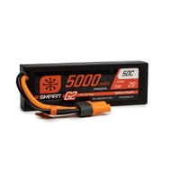 7.4V 5000mAh 2S 50C Smart LiPo G2 Hard Case: IC5, SPMX52S50H5