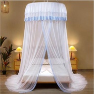 Dense and Thickened Round Mosquito Net SingleQueenKing 1 Door Dome Mosquito Net Bed kelambu khemah