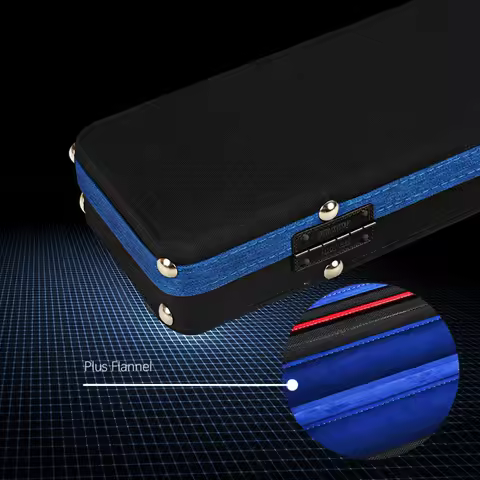 JF Jflowers Snooker Cue Case Nylon Fabric Wooden Box Hard Cue Cases Pool Cue Unexpectedly Large Capa