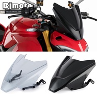 Motorcycle Street Bike Windshield Windscreen For Ducati Streetfighter V4 S V4S 2020 2021