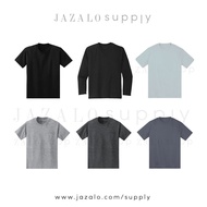 Kids Plain Black Cotton T-shirt / Microfiber Jersey - Dark Grey Short Long Sleeve - Baju Jersi Kosong Budak Kanak-kanak