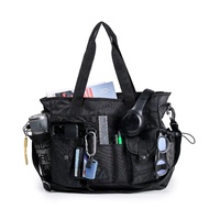 Higend X Jf - Core Black 2 in 1 Totebag Slingbag - Unisex Black Sling Bag 13L