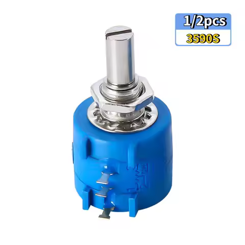 1/2PCS 3590S Multiturn Potentiometer 100 200 500 1K 2K 5K 10K 20K 50K 100K Ohm Potentiometers Adjust