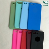 Softcase MACARON LOGO CASE Flexible Colorful IPHONE 7+ IPHONE 8+