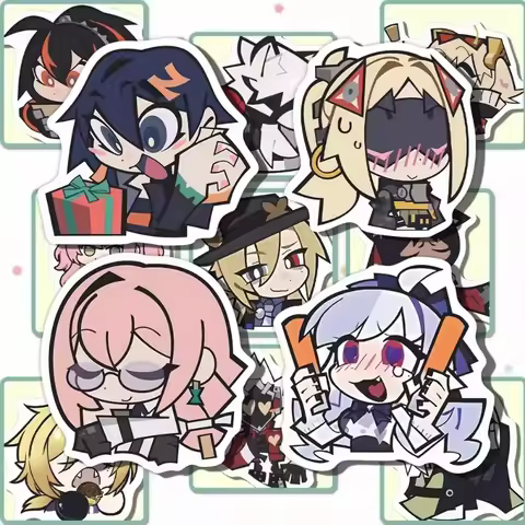 10/49Pcs Zenless Zone Zero Game Cute Q Version Asaba Harumasa Stickers for DIY Skateboard Laptop Sui