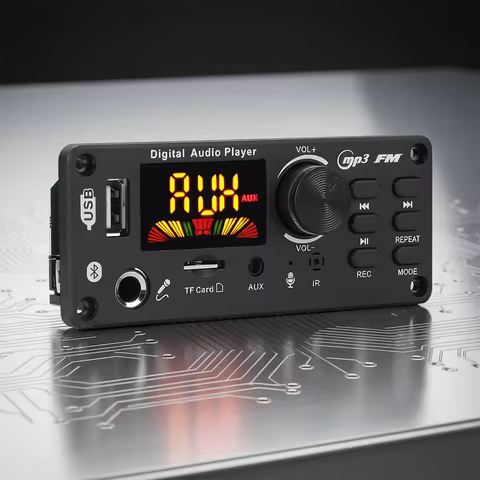 80W Bluetooth MP3 Decoder Board 2*40W 80W Amplifier Audio Player 12V DIY MP3 Player Car FM Radio Mod