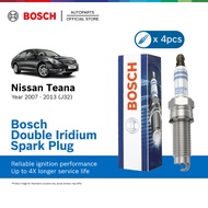 Bosch Double Iridium Spark Plug for Nissan Teana J32 2.0cc (4 Pcs/Set) VR7SII33U