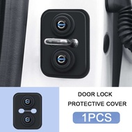 1/4Pcs Silicone Car Protection Cover Door Lock Shock Absorber Silent For Volvo 240 XC40 XC60 XC90 S4