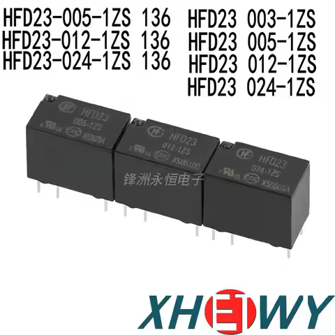 JRC23F HFD23-005 012 024-1ZS 136 6pin sensitive relay 1A HFD23-005-1ZS HFD23-012-1ZS HFD23-024-1ZS H