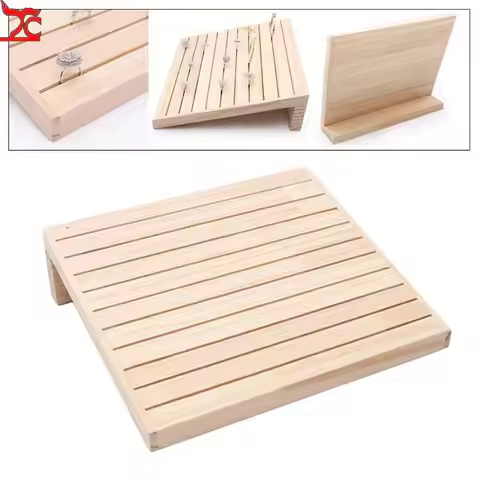 Jewellery Making Supplies Earring Organizer Ring Display Stand Jewelry Wood Earring Hoder Jewellery 