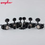 1ชุด3R3L ล็อค1:15 GUYKER เครื่องตั้งสายหัวเครื่องจักรวินเทจอุปกรณ์เสริมสีดำ/ กีตาร์สีทอง