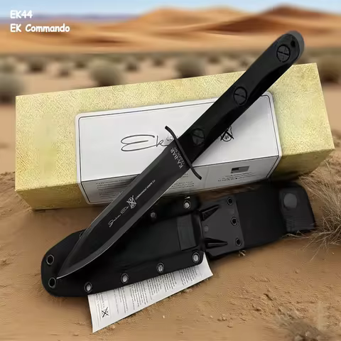 EK45- Jungle Obstacle Removal Knife, 1095 High Carbon Steel Outdoor Knife, Camping and Mountain Clim