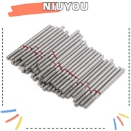 NIUYOU 50pcs Flat Head Nail Drill Bits, Flat Head Cuticle Clean Nail Grinding Heads, Practical F-3.3