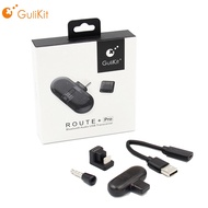 GuliKit Route+ Pro Wireless Buletooth USB Receiver or Transmitter With Audio with USB-C Cable Adapter 3.5mm Microphone