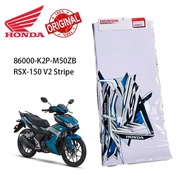 Original Genuine Honda RSX150 Stripe Set Sticker 86000-K2P-M50ZB Candy Caribbean Blue Sea