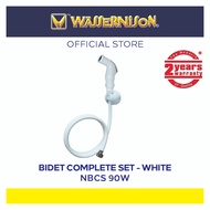 Wassernison Toilet Bidet Complete Set - White