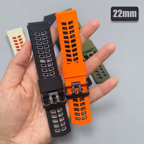 22mm Silicone Watch Strap For SUUNTO Run RACE 2/S Waterproof Wtist Band For SUUNTO OCEAN/ 5 9 PEAK P