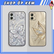 Samsung A06, A06 5G Case BEAUTIFUL FLOWERS AND BEAUTIFUL SPLITTING BUTTERFLY Phone Case