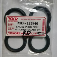 1 Set (4 Pcs.) Spark Plug Oil Seal for RVR / Galant GTI Eterna / Lancer Evo 1-3 4G63 DOHC Mitsubishi