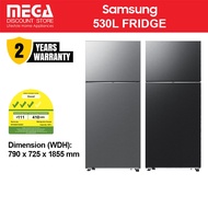 SAMSUNG RT53DG7A6CS9SS | RT53DG7A6CB1SS 530L 2-DOOR FRIDGE | Top Freezer | 3 Ticks
