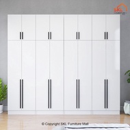 COCO SET 8X8FT WARDROBE WITH SHELF / almari baju /kabinet baju / almari baju budak