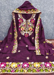 [PRE-ORDER] 2025 DEC READYMADE CHUDIDAR SUIT WITH EMBROIDERY SEQUINS WORK SIZE S TO 4XL ( DELIVERY 1