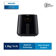 Philips New Model Essential XL 6.2 Litre Airfryer HD9280 black | Voice Control Enabled | Touch Screen
