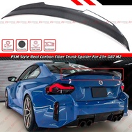 FOR 2022-2025 BMW G42 2 SERIES M240i G87 M2 PSM STYLE CARBON FIBER TRUNK SPOILER