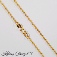 Best Seller.. Kalung Kadar 875 Fancy Polos 1.05 gram Perhiasan Wanita Jewelry 20 Karat 20k Emas Gold