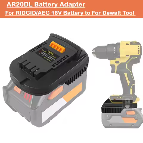 Battery Adapter For RIDGID AEG 18V lithium Battery Convert to For Dewalt 18V 20V lithium Battery Ele