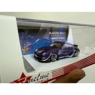 1/64 FuelMe Pocket Garage Porsche 911 993 RWB RAUH-Welt BEGRIFF Army Girl V4