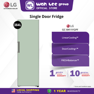 [SAVE4.0 NUR] LG 384L Net Single Door Refrigerator GC-B411FGPF with LINEAR Cooling™ WAH LEE STORE