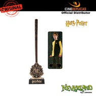 (Cinereplicas) Harry Potter Cedric Diggory Deluxe Wand Pen with Stand & Bookmark Cinereplicas