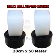bubble wrap 20cm x 50M bubble wrap bening plastik bubble wrap bubble wrap hitam bubble wrap roll bub